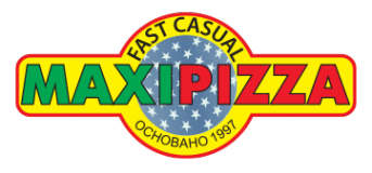 Логотип компании MAXI PIZZA