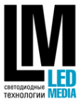 Логотип компании LED MEDIA