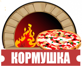 Логотип компании Доставка пиццы и роллов Кормуша