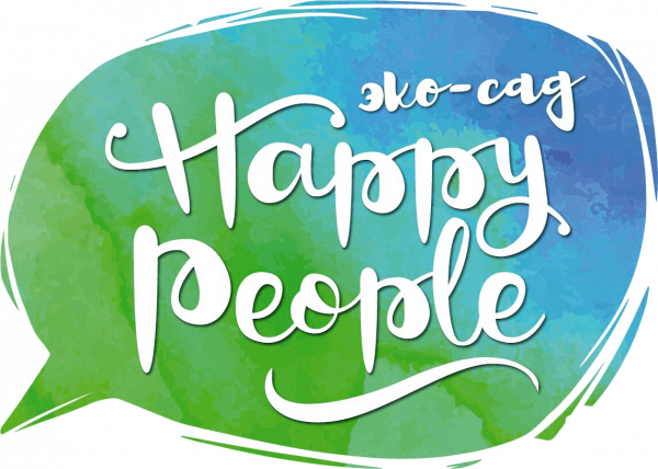Логотип компании Эко-сад "Happy people"